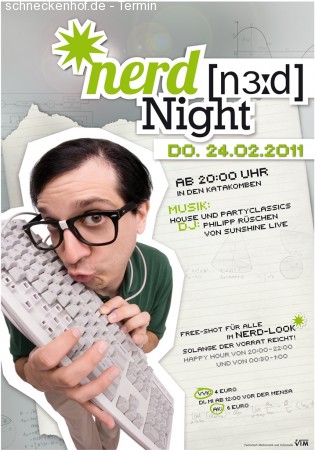 Nerd Night Werbeplakat