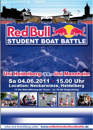 Red Bull StudentBoatBattle Werbeplakat