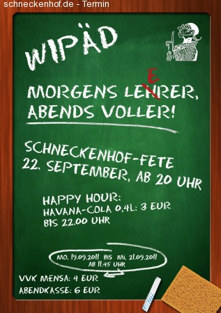 Morgens Lehrer, abends voller Werbeplakat