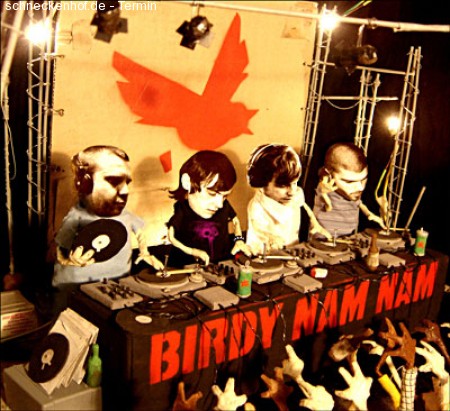 TOUR ABGESAGT! Birdy Nam Nam Werbeplakat
