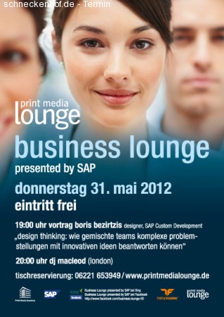 business lounge Werbeplakat