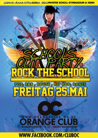 Rock The School - School's Out Werbeplakat