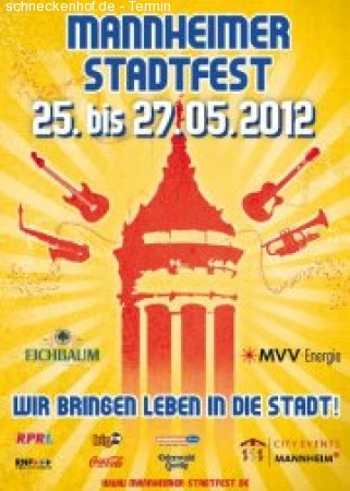 Stadtfest Mannheim Werbeplakat