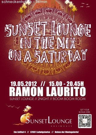 Sunset Lounge In The Mix Werbeplakat