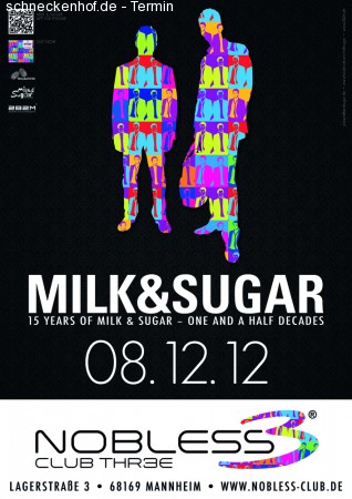 15 Jahre Milk & Sugar Werbeplakat