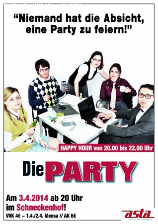 DIE PARTY* Werbeplakat