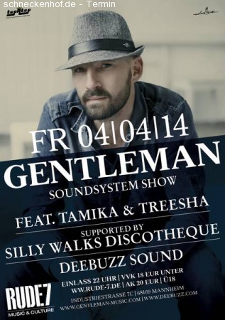 Gentleman (live) supported by DeeBuzz Werbeplakat
