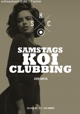 KOI Clubbing Werbeplakat