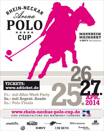 Rhein-Neckar Polo Cup 2014 Werbeplakat