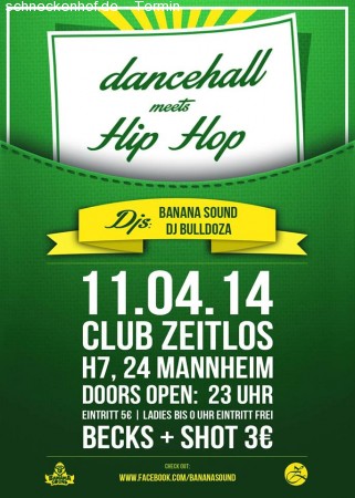 Dancehall meets Hip Hop Mannheim pt. 4 Werbeplakat