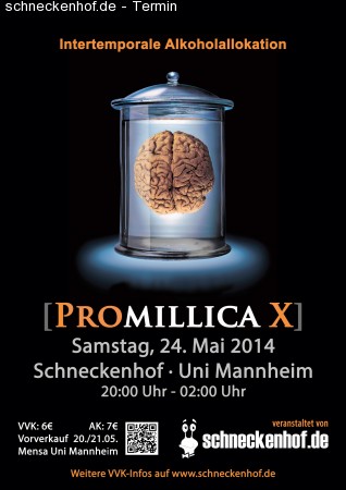 Promillica X Werbeplakat