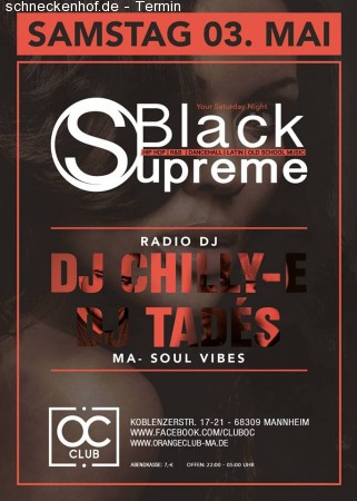 Black Supreme Werbeplakat