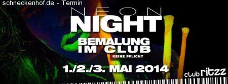 Neon Night Special ///  DJ Deep Fab Werbeplakat