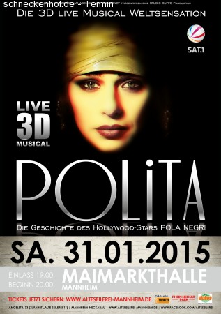 Polita - Das 3D Musical Werbeplakat