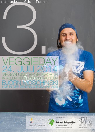 3. VeggieDay in den Mensen Werbeplakat