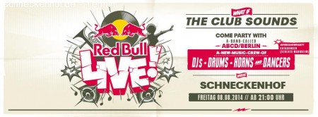 Red Bull Live Werbeplakat