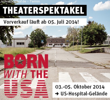 Born with the USA Werbeplakat