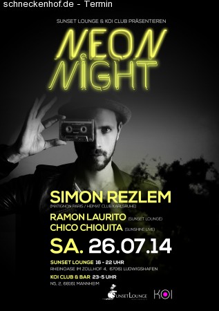Neon Night Werbeplakat