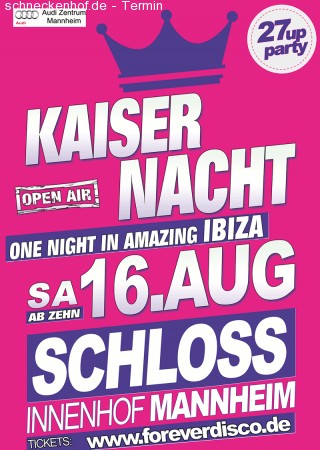 Kaisernacht Open Air Werbeplakat