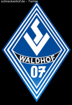 SV Waldhof-FC Nöttingen Werbeplakat