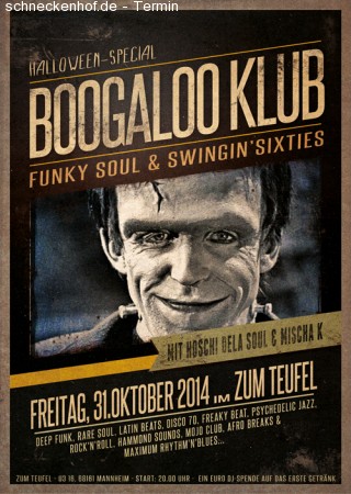 Boogaloo Klub: Halloween Special Werbeplakat