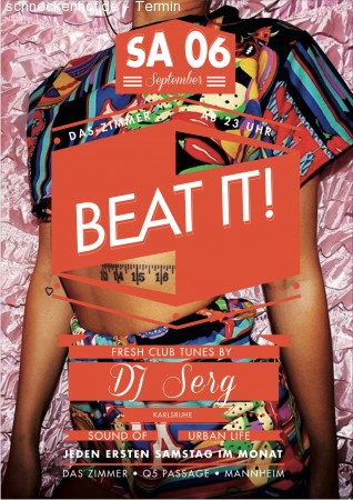 Beat It! Werbeplakat