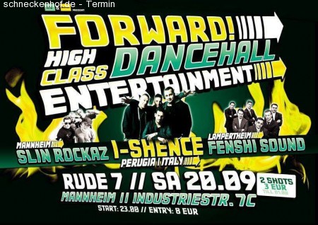 Forward! - High Class Dancehall Werbeplakat