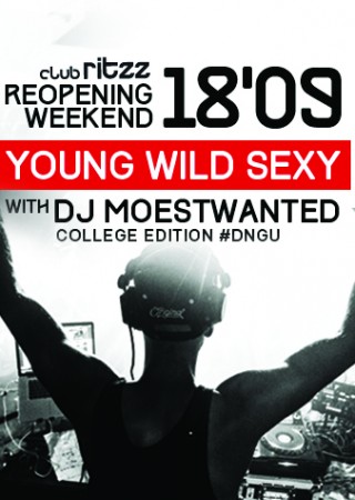 Young Wild Sexy | DJ Moestwanted Werbeplakat