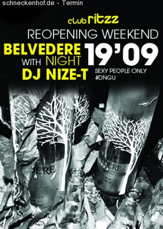 Belvedere Night | DJ Nize-T Werbeplakat