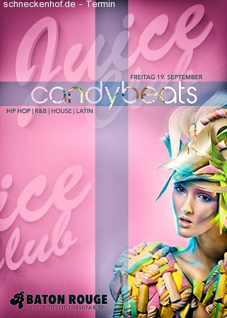 Juice Club -  Candy Beats Werbeplakat