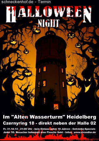 Halloween Night Heidelberg Werbeplakat