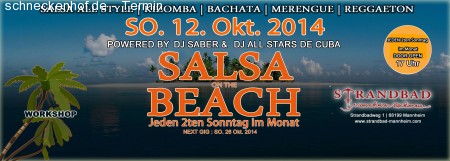 Salsa On The Beach Werbeplakat