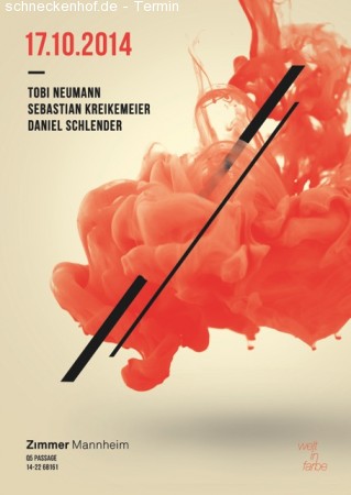 Tobi Neumann & Welt in Farbe Werbeplakat