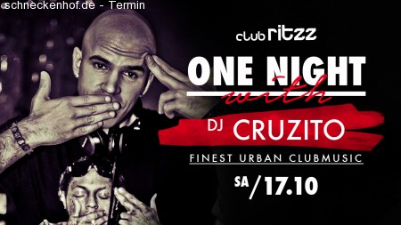 One Night whit DJ Cruzito Werbeplakat