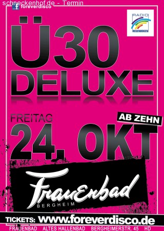 Ü30 Deluxe goes Heidelberg Werbeplakat