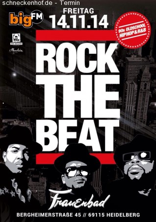 Rock The Beat 90s Rnb & Oldschool Hiphop Werbeplakat