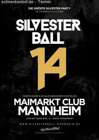 Silvester Ball 2014 Werbeplakat