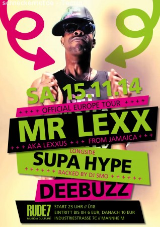 Lexxus Aka Mr Lex (Jamaica) Live Werbeplakat
