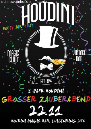 Houdini's Anniversary Werbeplakat