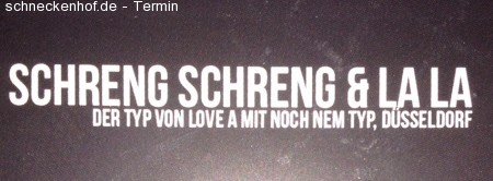 Schreng Schreng & La La live! Werbeplakat