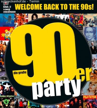 90er-Party X-Mas Special Werbeplakat