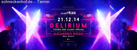 Delirium x Club Ritzz Werbeplakat
