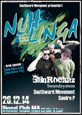 Nuh Linga | Dancehall Reggae Werbeplakat
