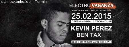 Electrovaganza • Kevin Perez in the Mix Werbeplakat