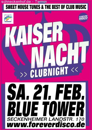 Kaisernacht Clubnight Werbeplakat