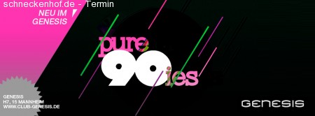 Pure 90s - Werbeplakat