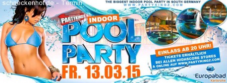 South Germany Biggest Indoor Pool Party! Werbeplakat