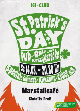 ICI-Club: St. Patricks Day-Karaoke & Pub Werbeplakat