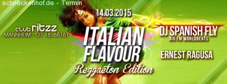 Italian Flavour *Reggaeton Edition* Werbeplakat