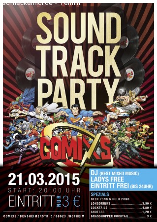 Soundtrack Party Werbeplakat